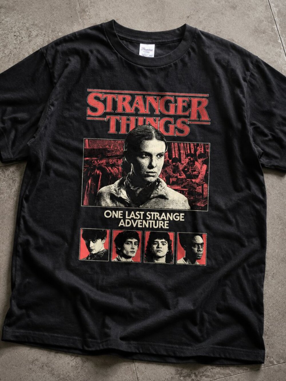 Vintage Stranger Things Shirt, Retro 80s Sci-Fi Tee, Aesthetic Graphic Movie Top